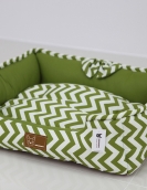 Pet nest long square dog nest and thick warm cushion large dog golden retriever small dog nests to become cat kitten nest