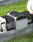 Cat bag out bags can be carried by small foldable dog bags.
