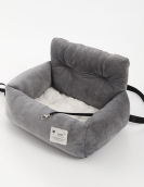 Four seasons universal pet cats and dog cars carry nest car dog -cream hand -type car seat seat pet supplies