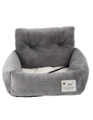 Four seasons universal pet cats and dog cars carry nest car dog -cream hand -type car seat seat pet supplies
