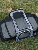Pet bags out Portable bag breathability can expand the hand -randable cat bag large capacity Two small cats out of the backpack