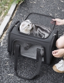 Cat bag out bags can be folded with small dog bags.
